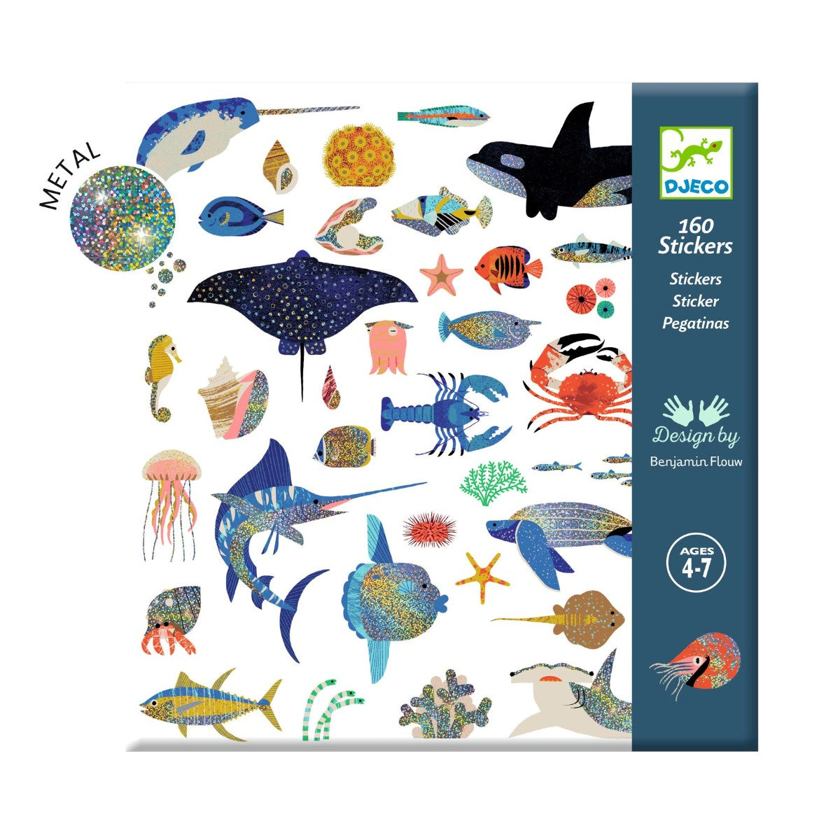 Djeco klistermærker, Havet DJ09278