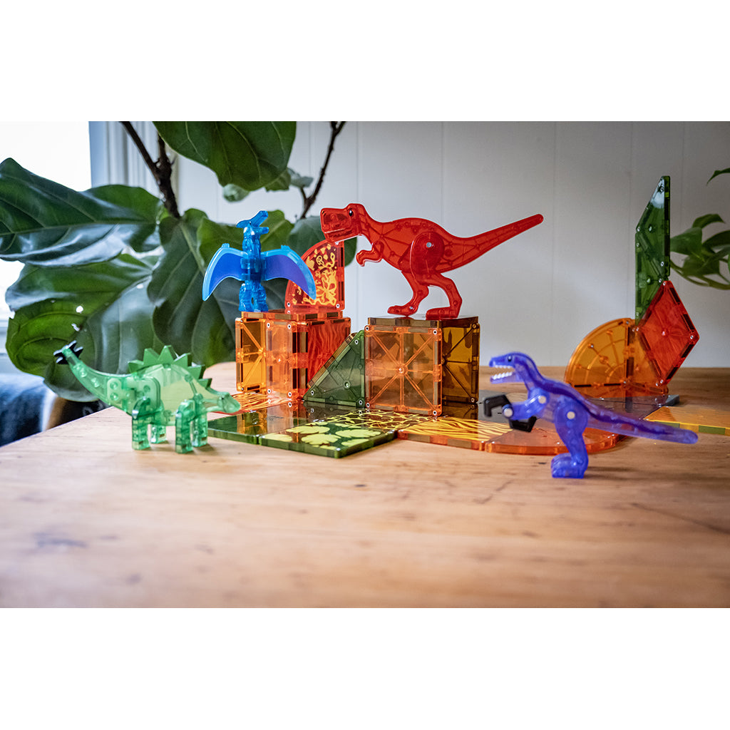Magna-Tiles Dino World, 40 Pieces