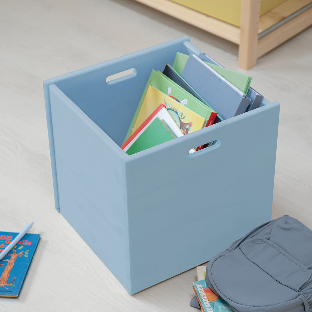 By Aulum Dana Bookcase, with a Depth of 30 or 40 cm - Himalayan Blue