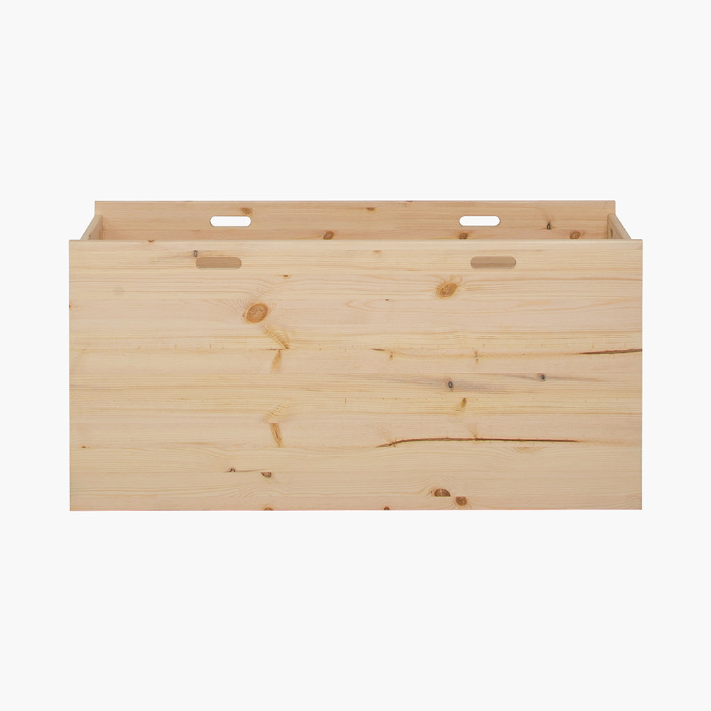 By Aulum Dana Large Storage Box with Wheels, Various Sizes – Natural