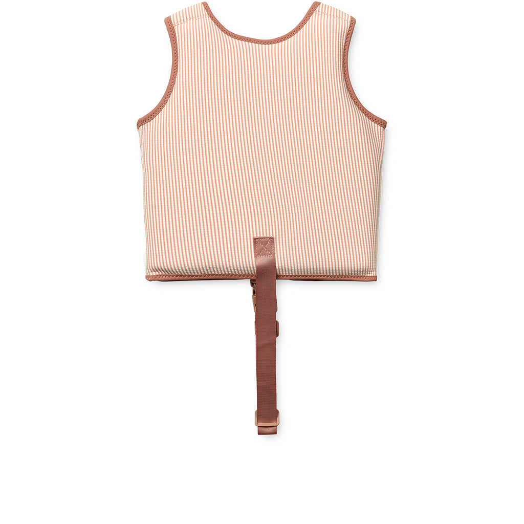 Liewood Dove Swim Vest in Bæk-og-Bølge, Stripe Pale Tuscany/Crème de la Crème - Multiple Sizes