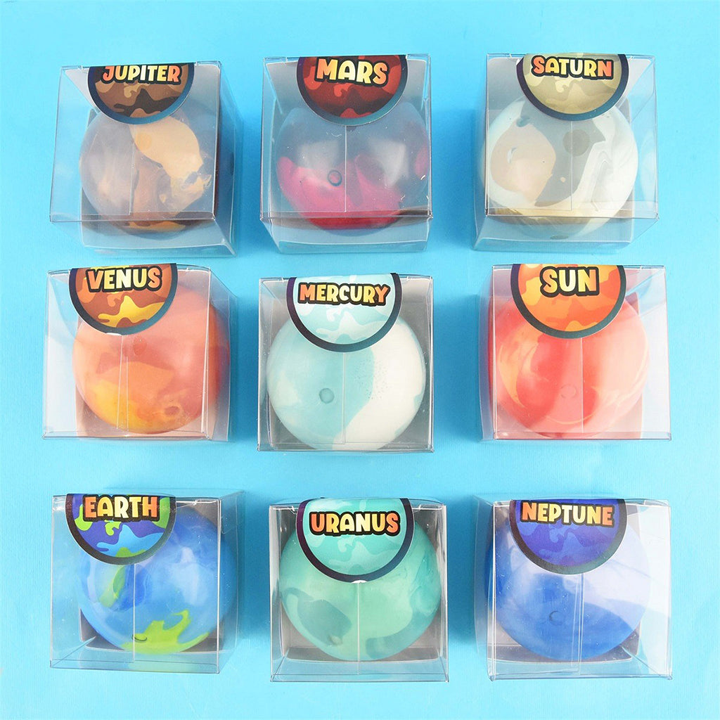 Robetoy Squeeze Ball, Planet – Assorted Colours