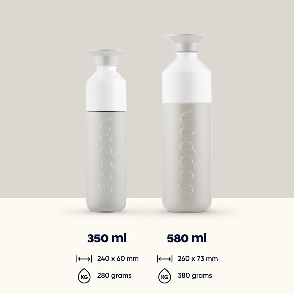 Dopper Insulated Thermos Bottle, 350 ml - Gentle Grey