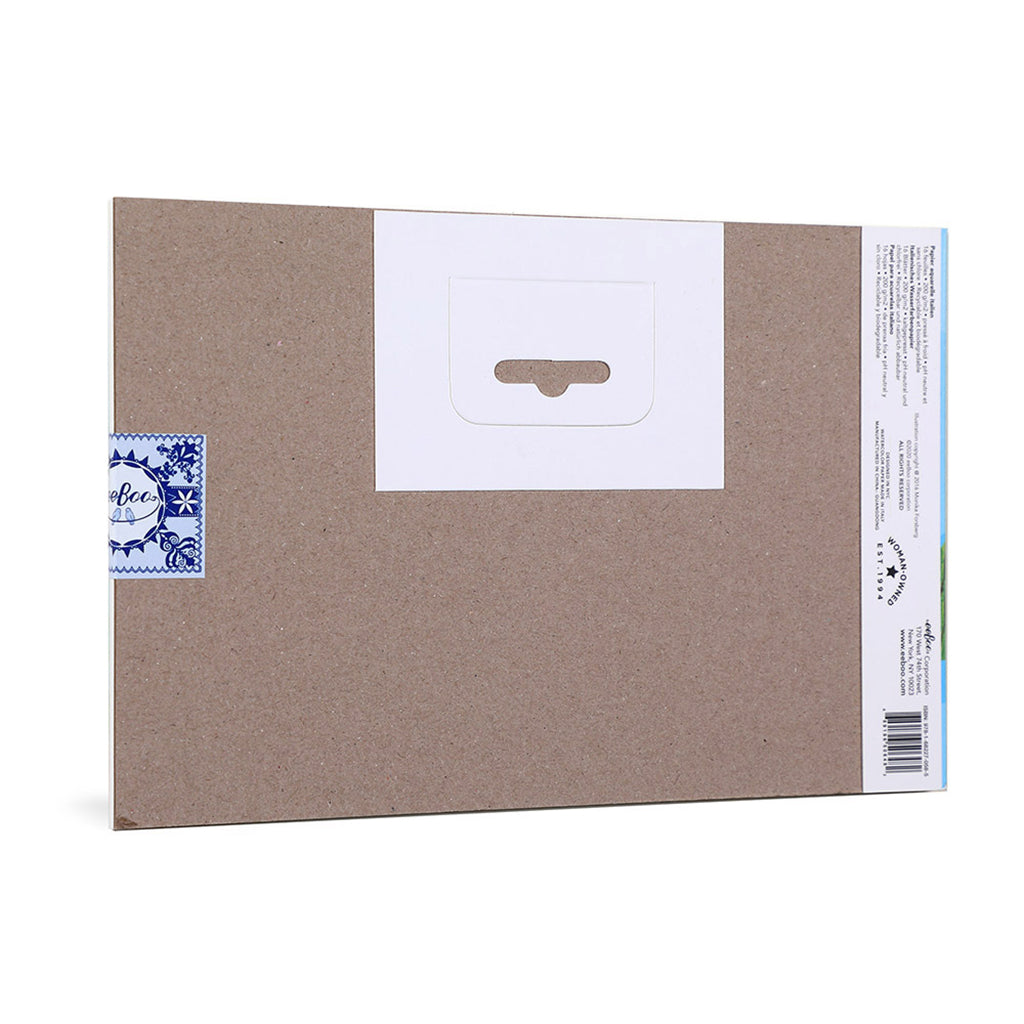 eeBoo Watercolor Paper, Dinosaur