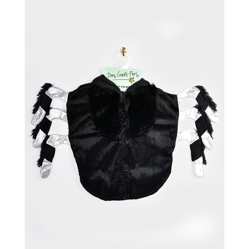 Den Goda Fen Costume, Mini Spider Cape - Size 86-110 cm