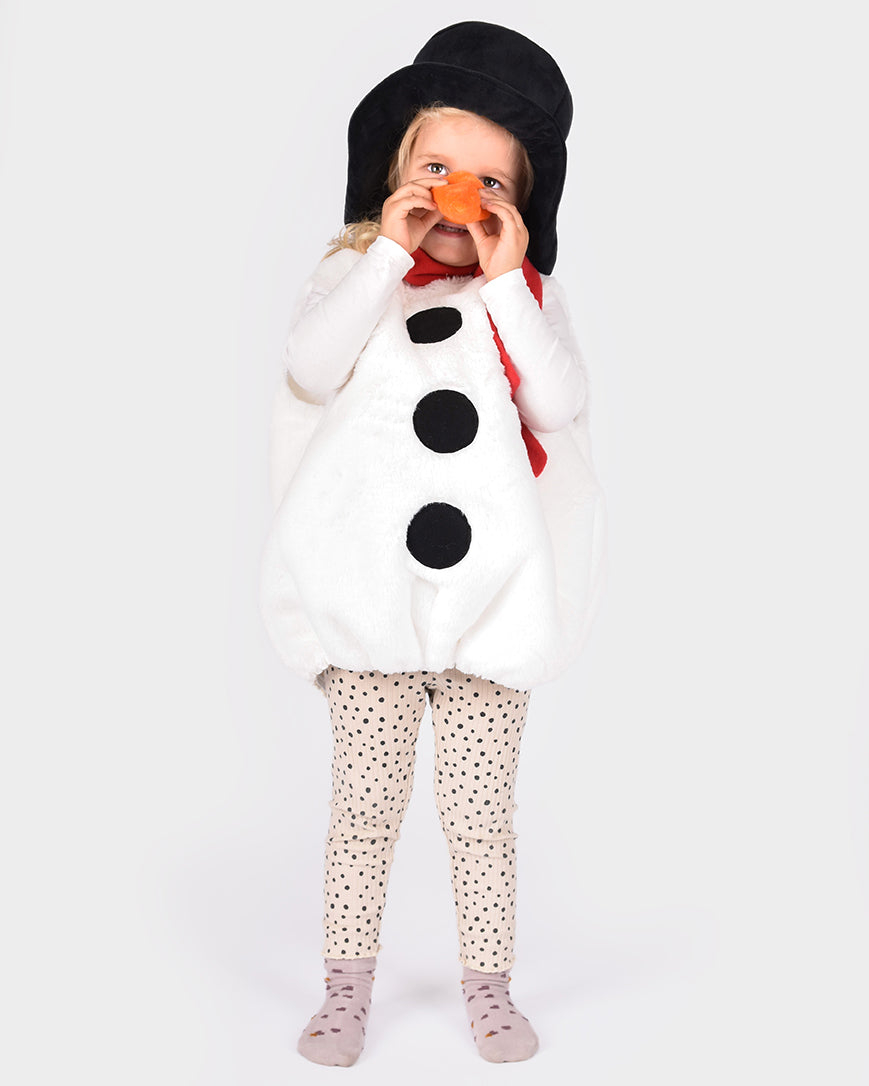 The Good Fairy, Snowman Costume with Accessories - Size 2-4 Years