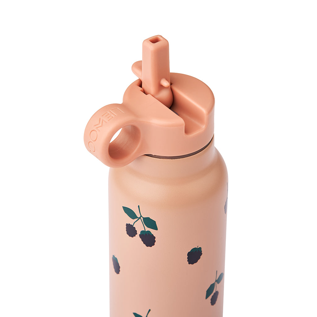Liewood Falk Water Bottle, Insulated Flask 350 ml – Berry/ Pale Tuscany
