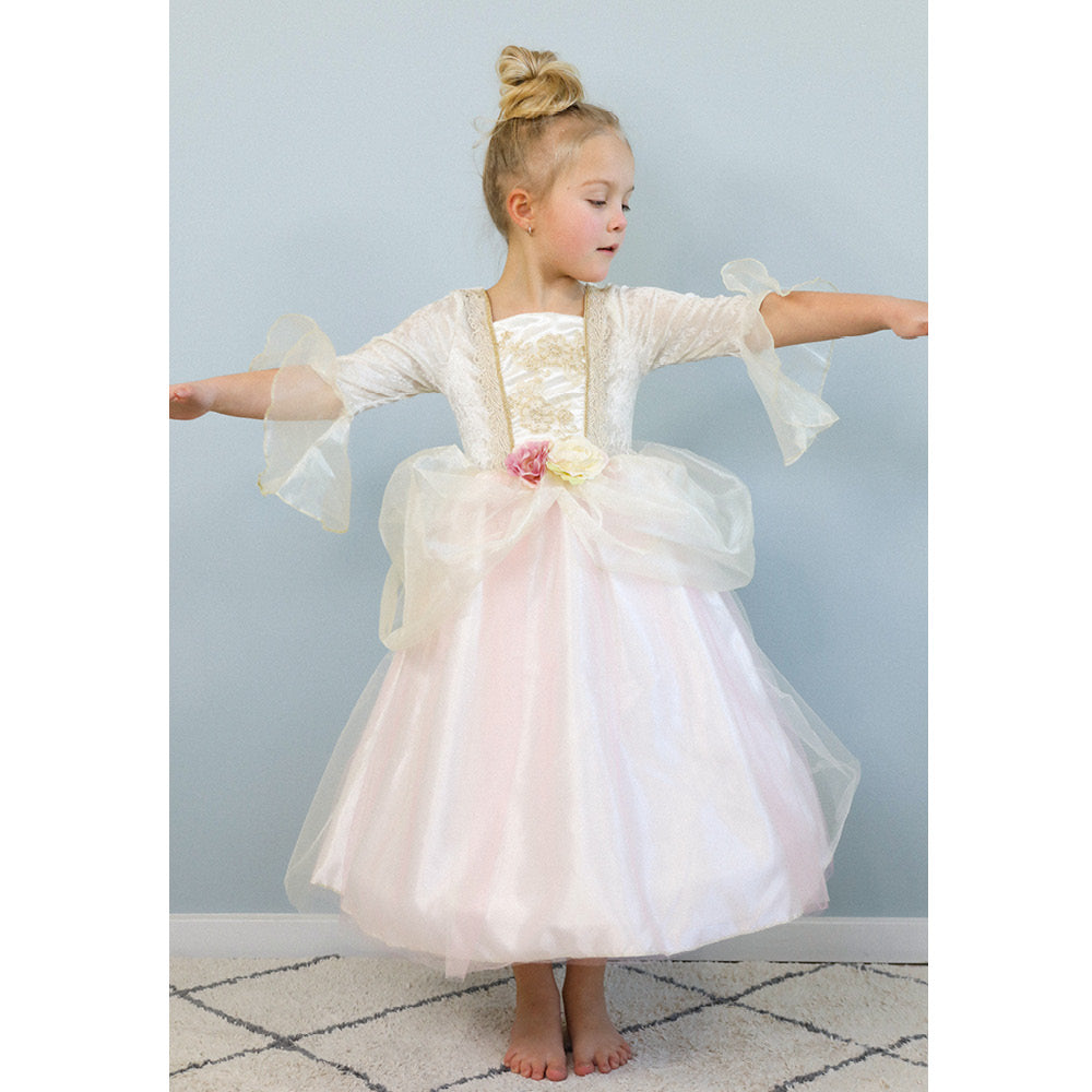 Great Pretenders Dress-Up Costume, Princess Gown in Golden Rose - Size 3-8 Years