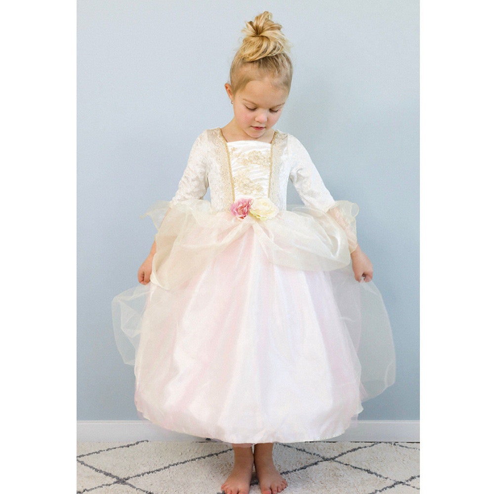 Great Pretenders Dress-Up Costume, Princess Gown in Golden Rose - Size 3-8 Years