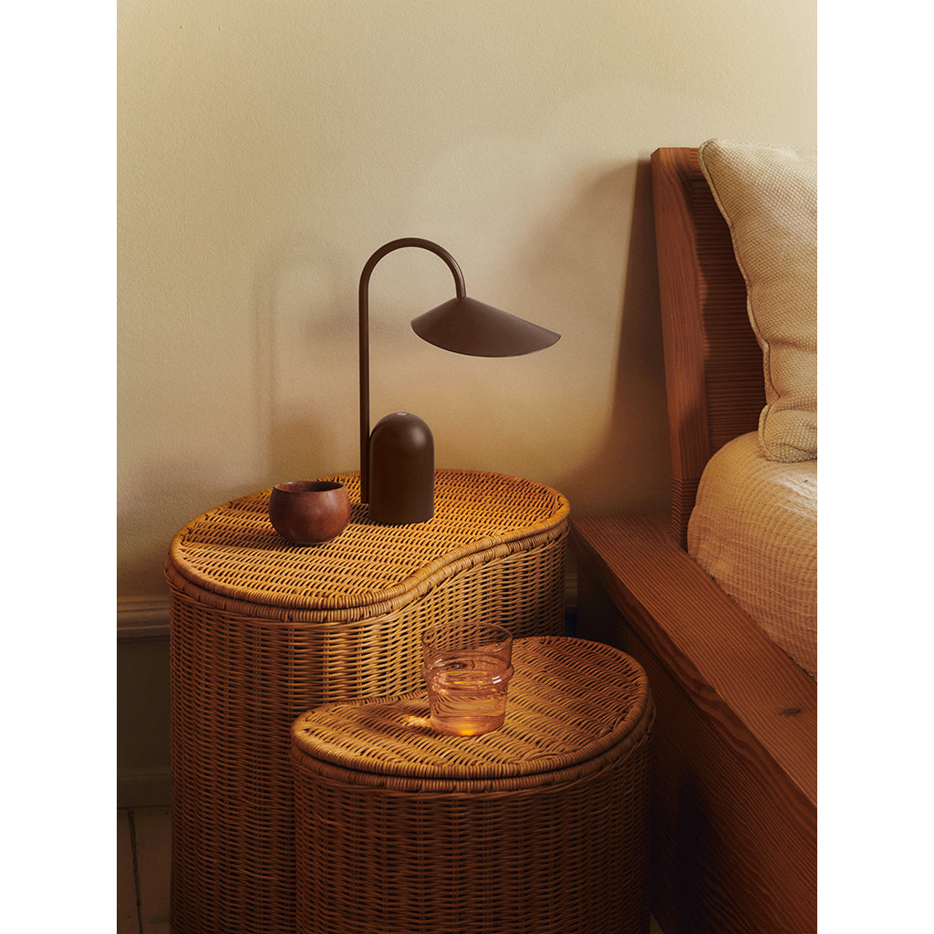 ferm Living Willora Woven Storage Baskets, Natural – Set of 2