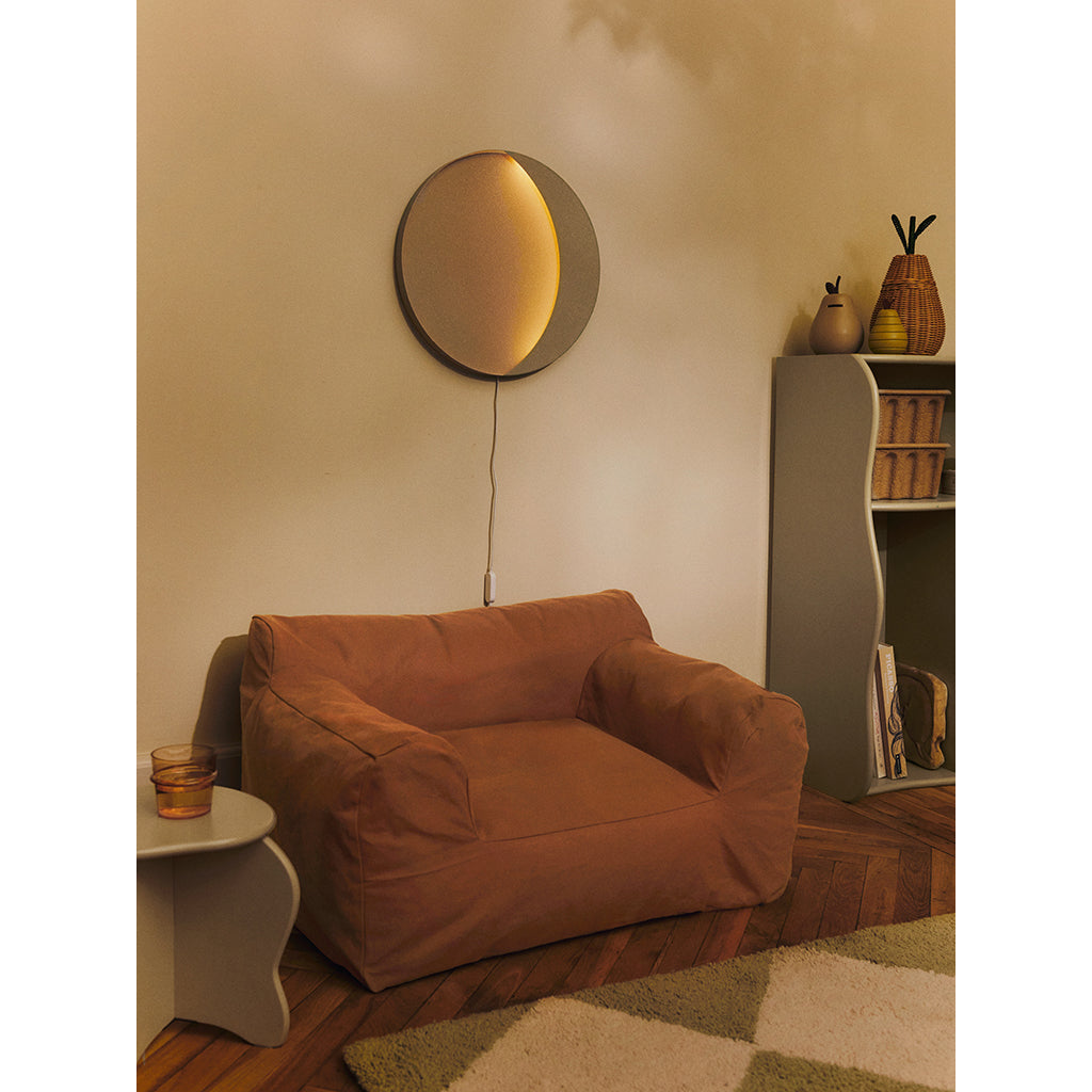 ferm Living sækkestol, Billow Bean Bag - Tan