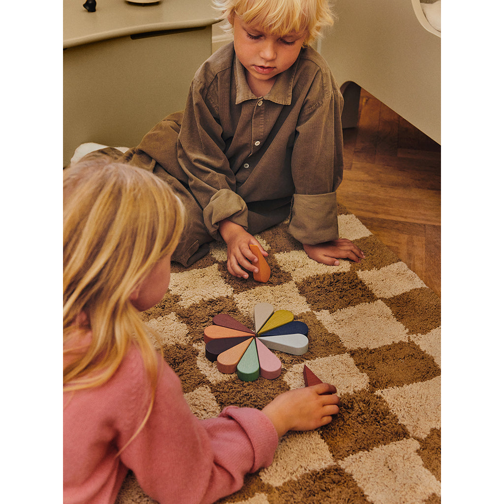 ferm Living Area Rug, Mara Washable Rug, Tan/Warm Sand - 80 x 150 cm