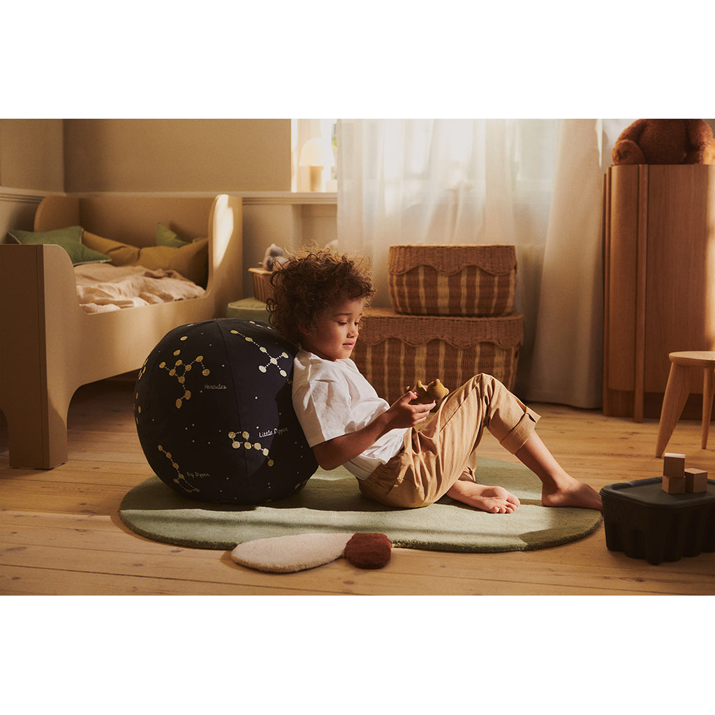 ferm Living Rivan Basket Set, Set of 2 pcs - Natural/Off-White