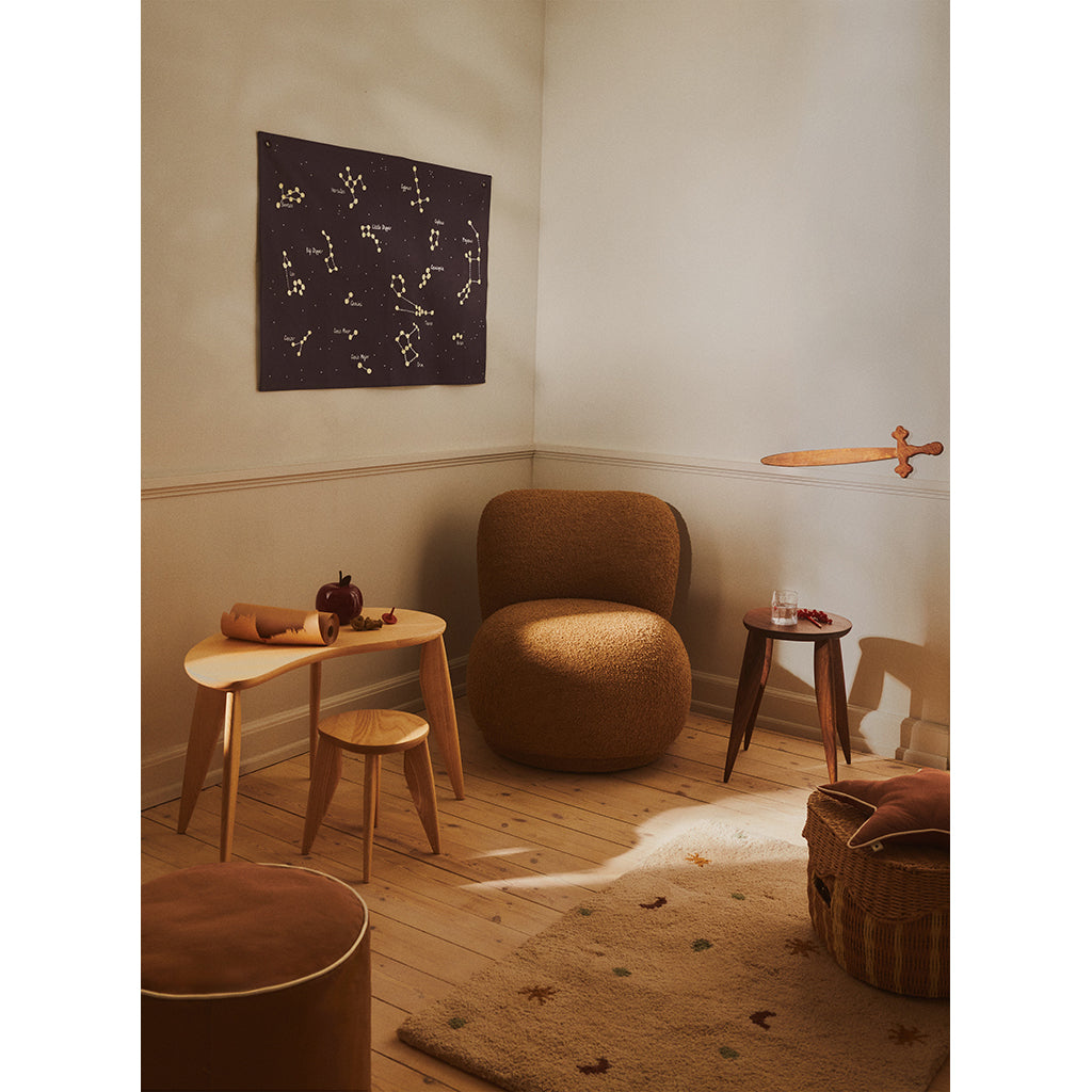 ferm Living Wall Tapestry, Fabric Chart with Constellation