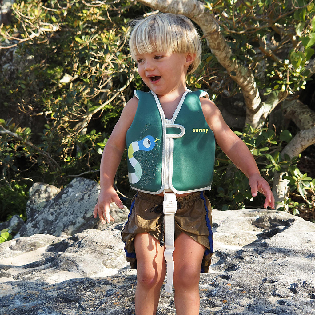 Sunnylife Swim Vest, Into the Jungle - Ages 1-6 Years
