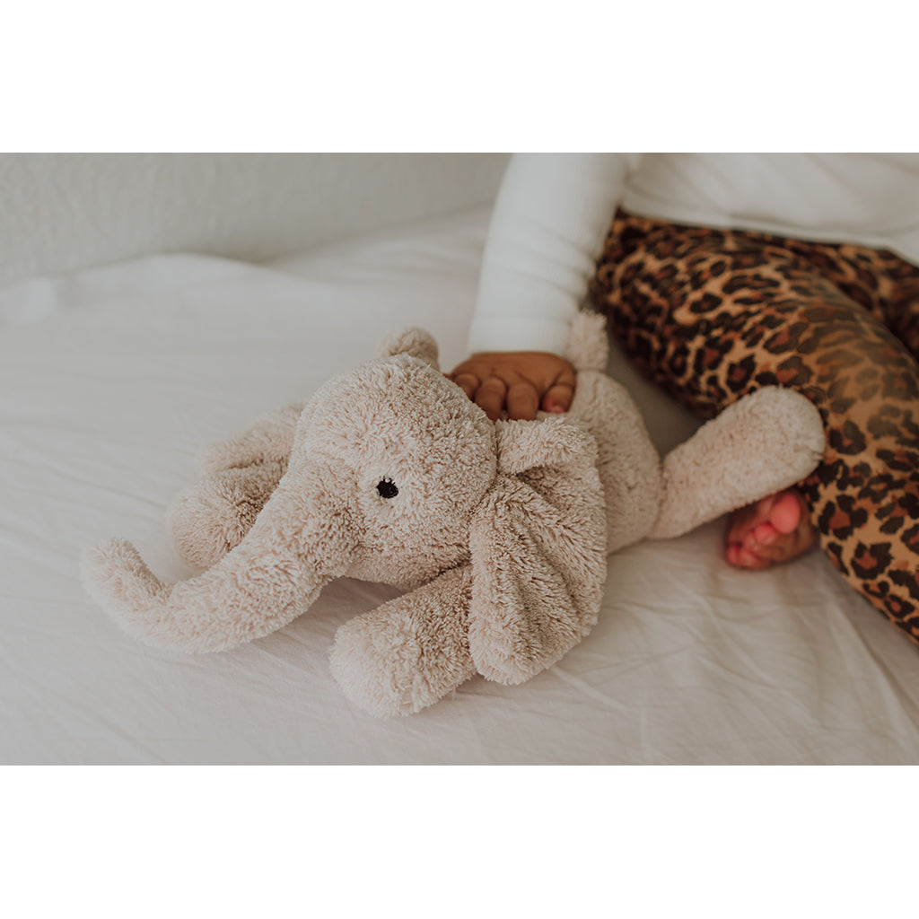 Flow Amsterdam Heartbeat Sound Plush, George the Elephant - Blush