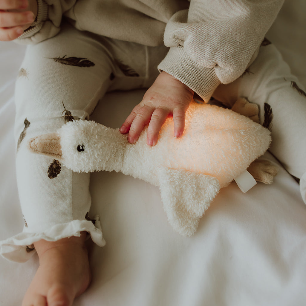 Flow Amsterdam Plush Night Light, Liva Bird - Beige