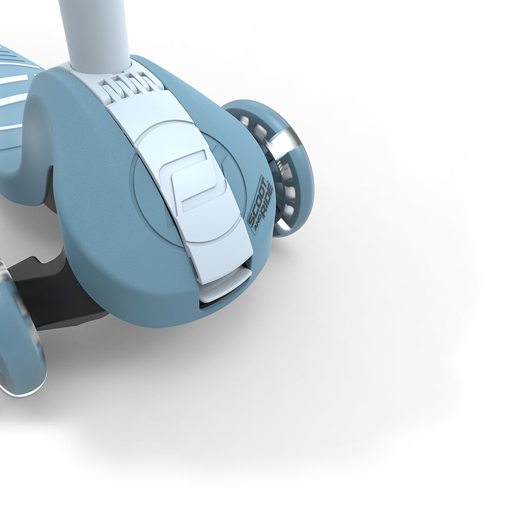 Scoot and Ride Highway Kick 3S Scooter - LED Steel