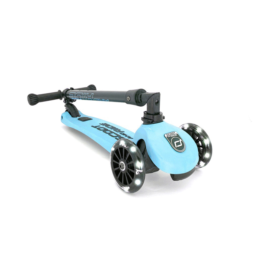 Scoot and Ride Highway Kick 3 Scooter – LED Blueberry