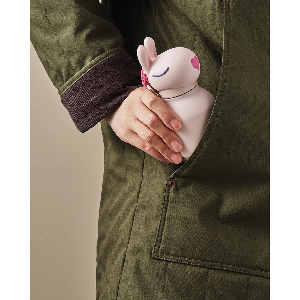 Asobu Bestie Mini Thermo Water Bottle with Keychain, 200 ml - Bunny