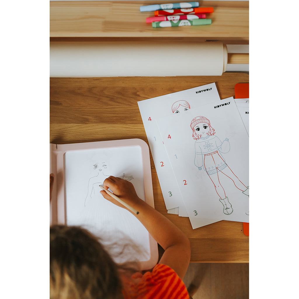 Kidydraw Pro, Light-Up Drawing Board, Fashion