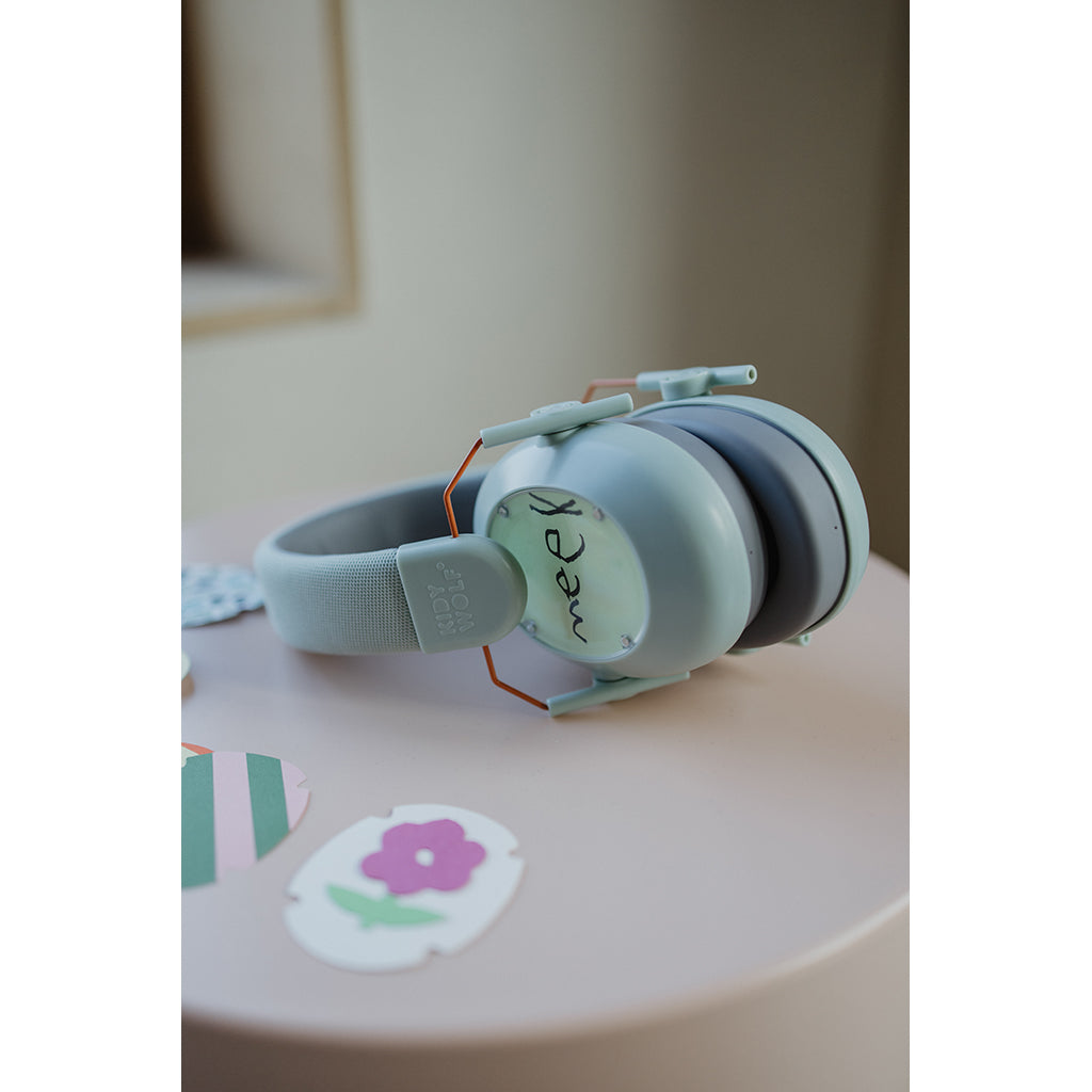 Kidynoise, Noise-Reducing Earmuffs for Children, Foldable - Green