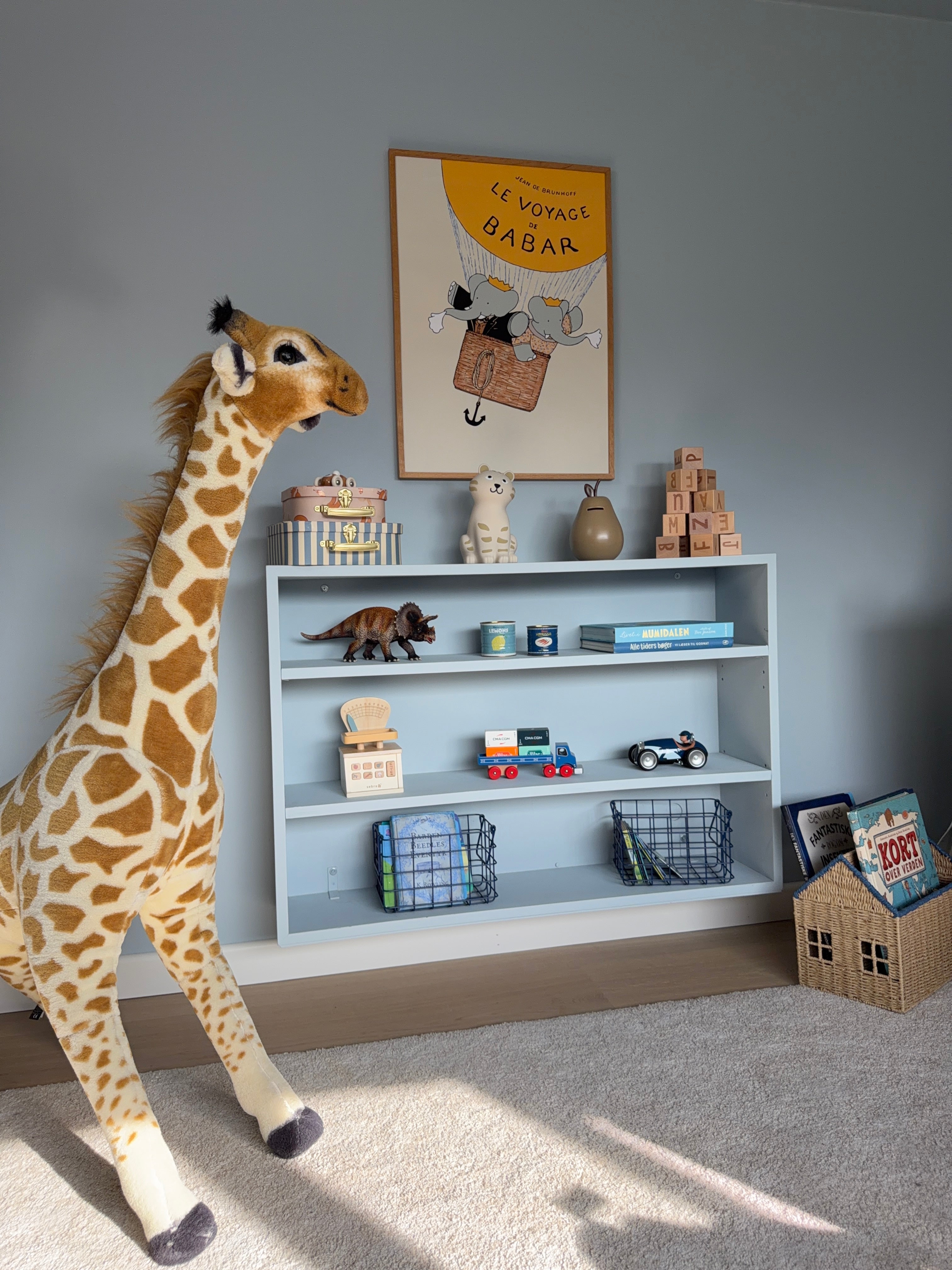 Rice House Book Organizer - Blue