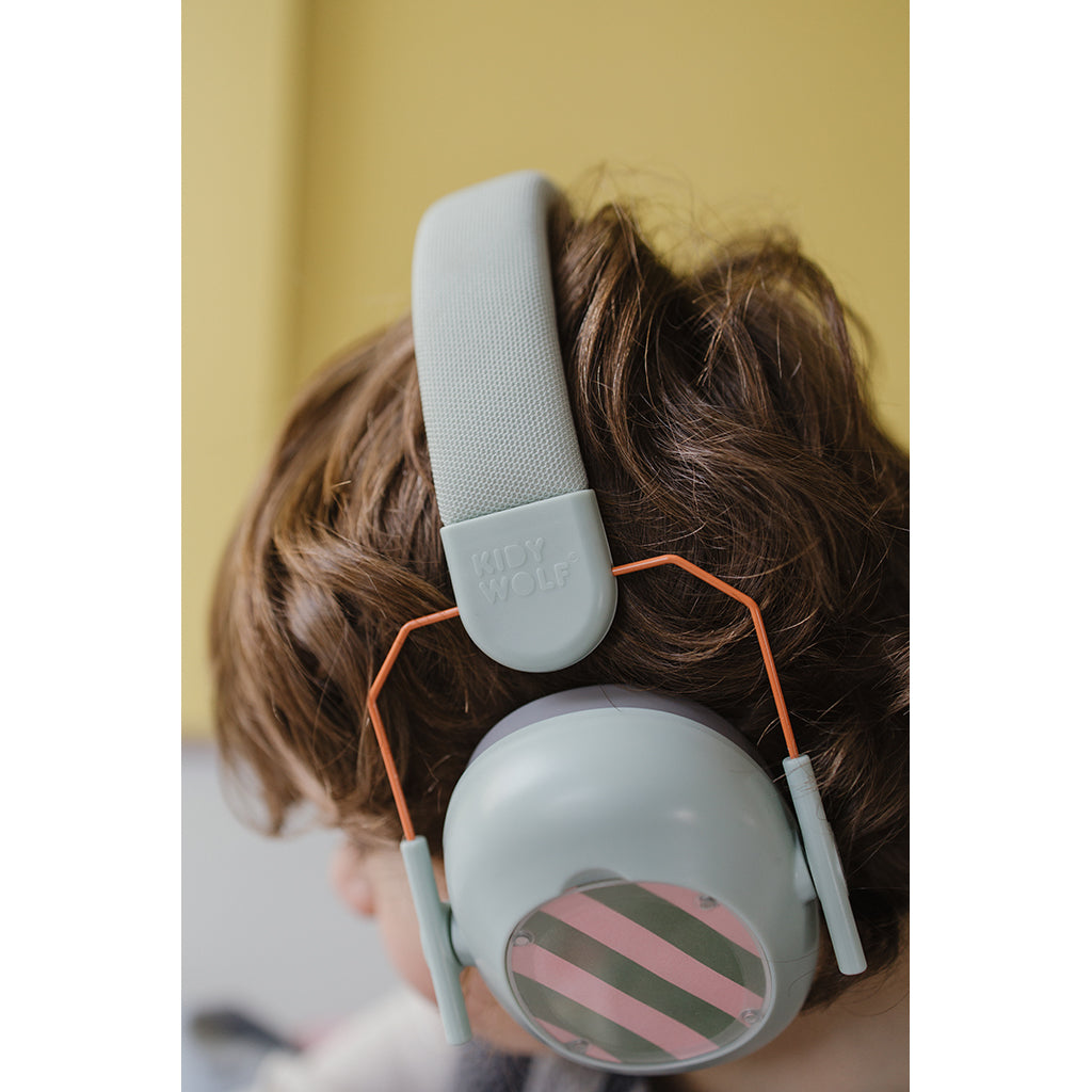 Kidynoise, Noise-Reducing Earmuffs for Children, Foldable - Green