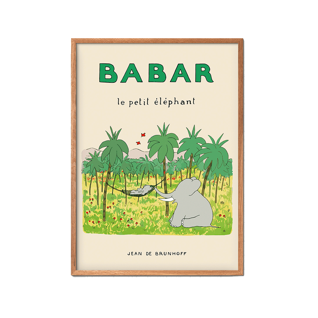Le Petit Éléphant, Babar Poster, Jean de Brunhoff - Various Sizes