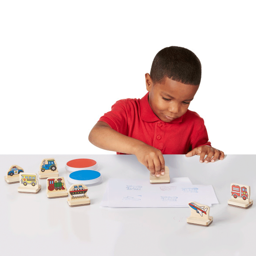 Melissa & Doug My First Stamp Set, Vehicles
