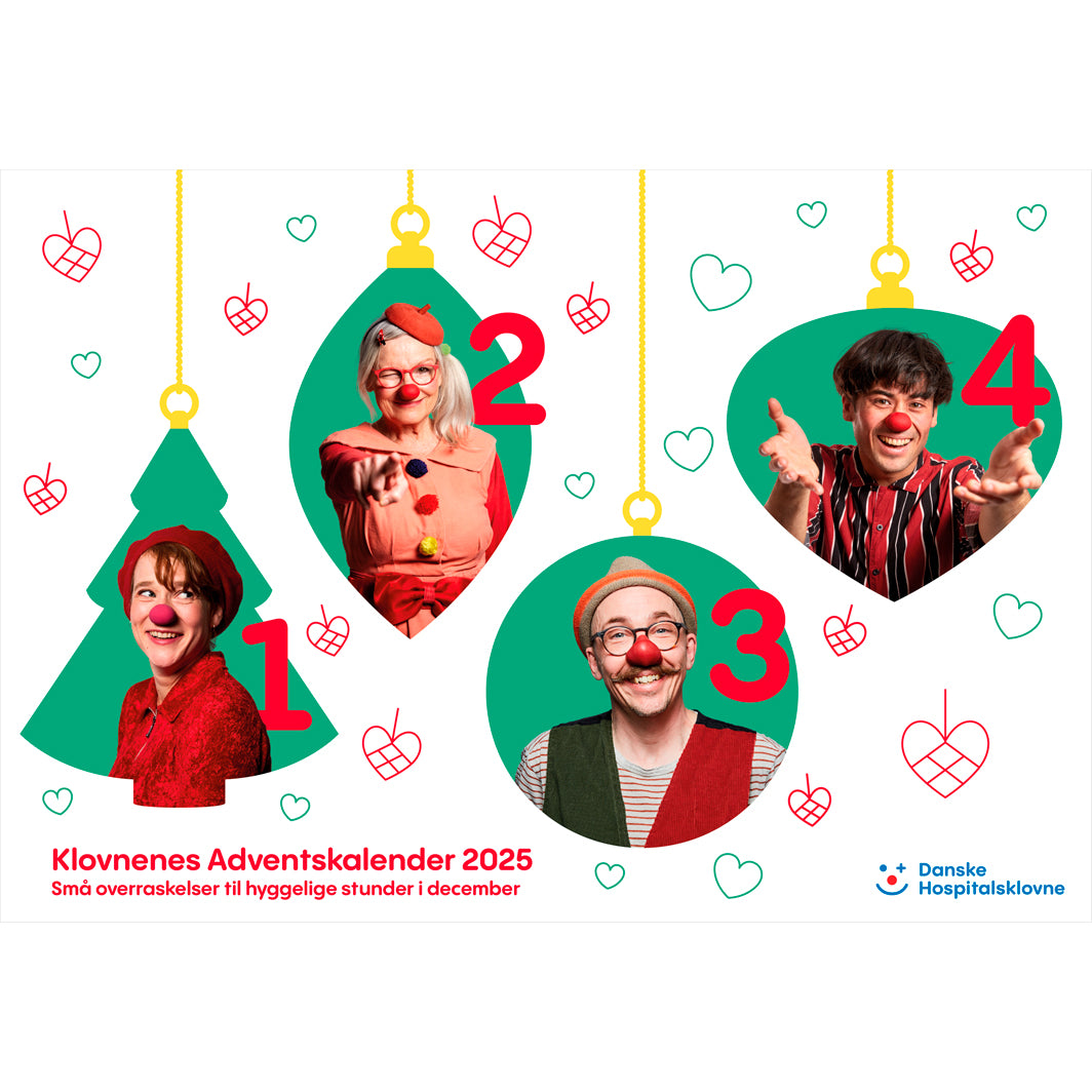 Gift Tags with Lottery, Set of 6 - Support Danske Hospitalsklovne