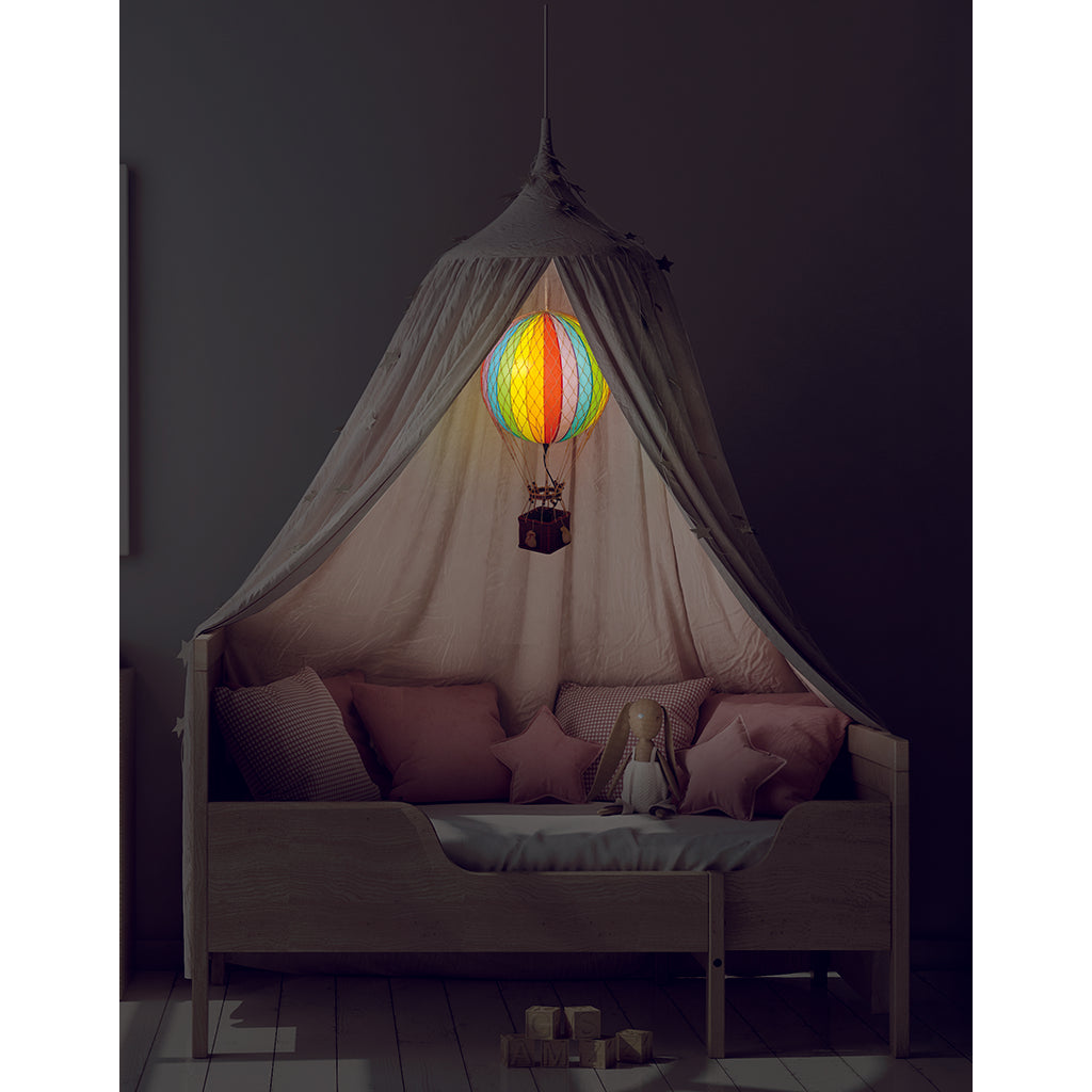 LED Balloon, Travel Light Pink Illumination - 18 cm