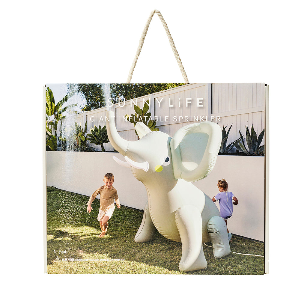 Sunnylife Giant Inflatable Sprinkler, Eli the Elephant