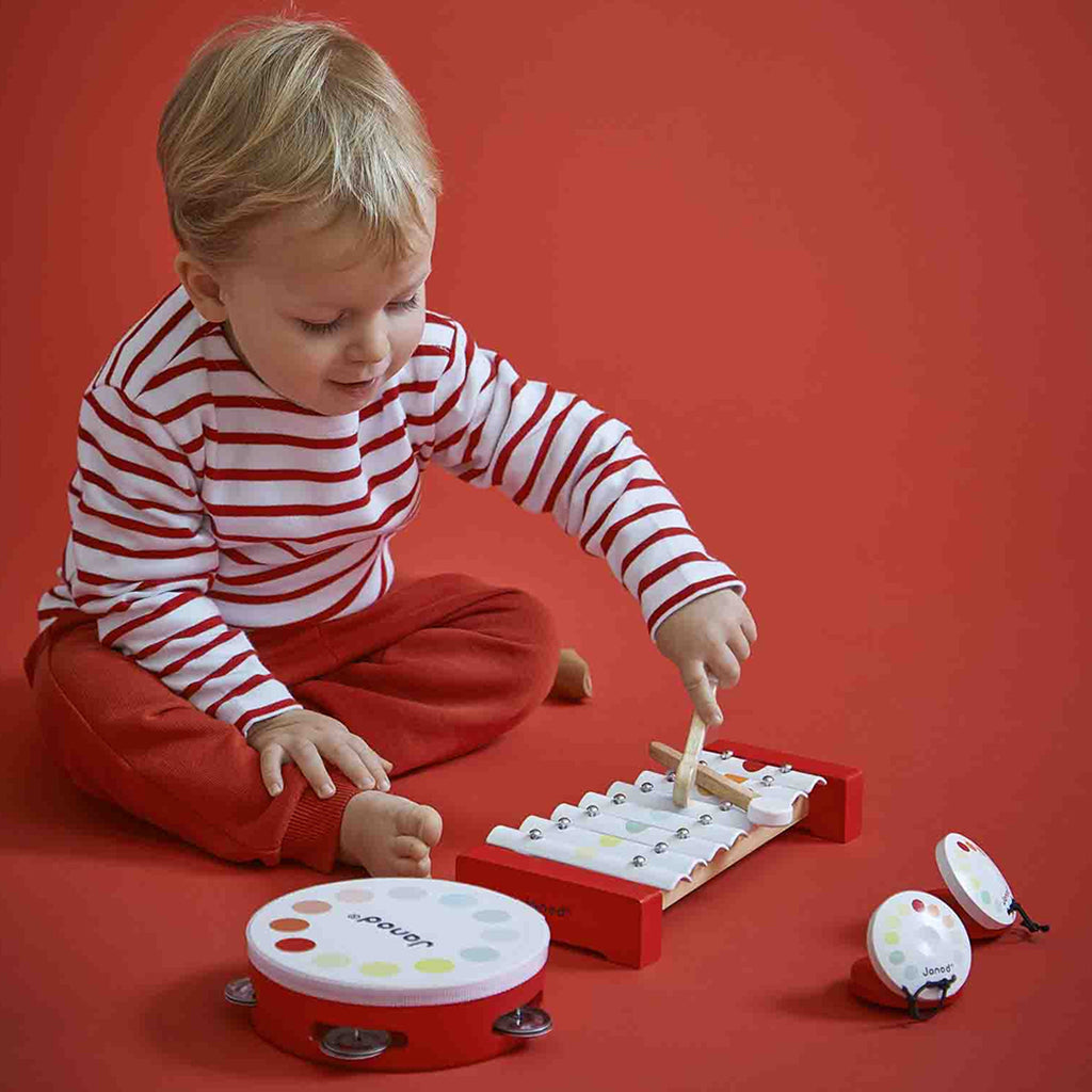 Janod Confetti Set with 4 Musical Instruments