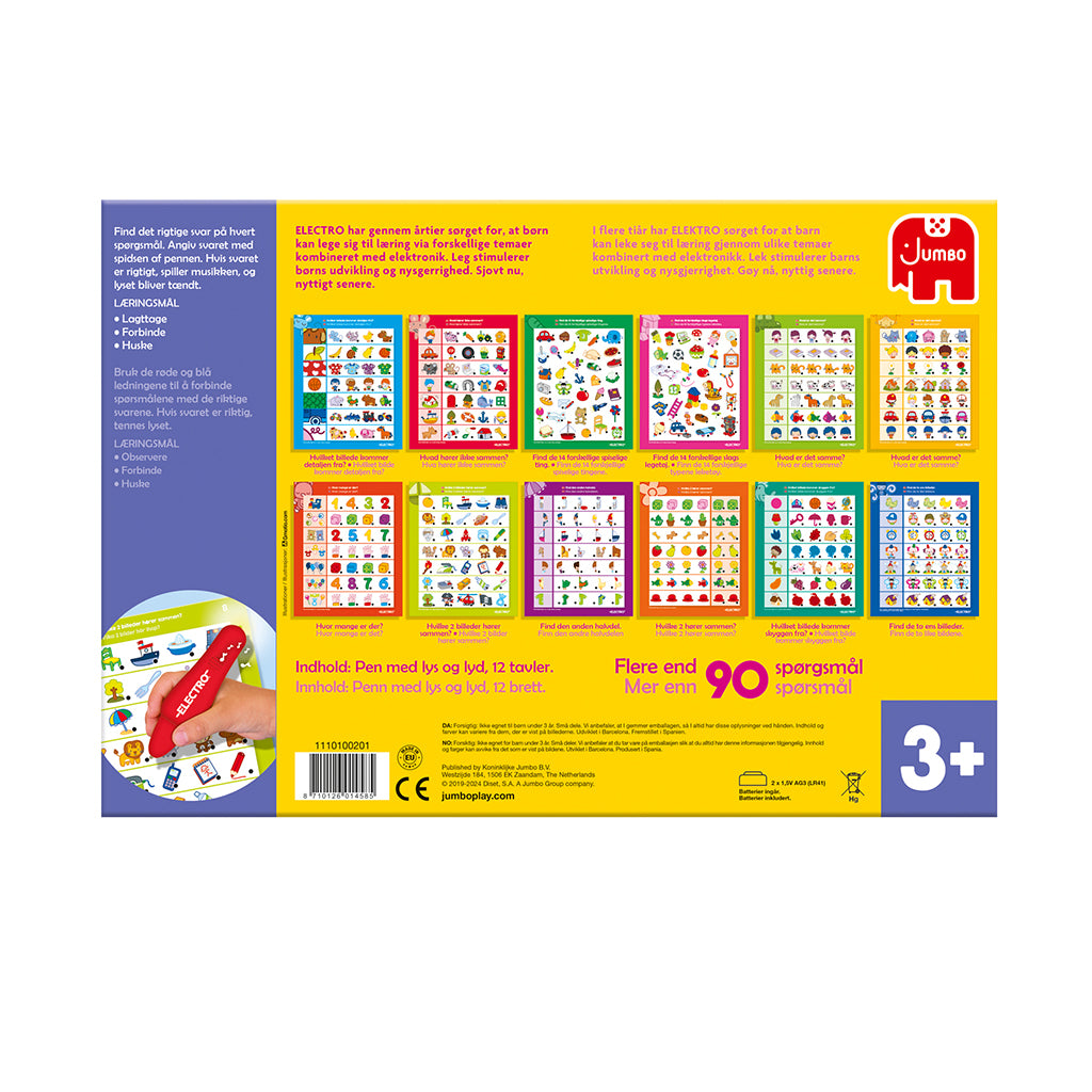 Jumbo Electro Logical Thinking, Play and Learn (Danish and Norwegian)