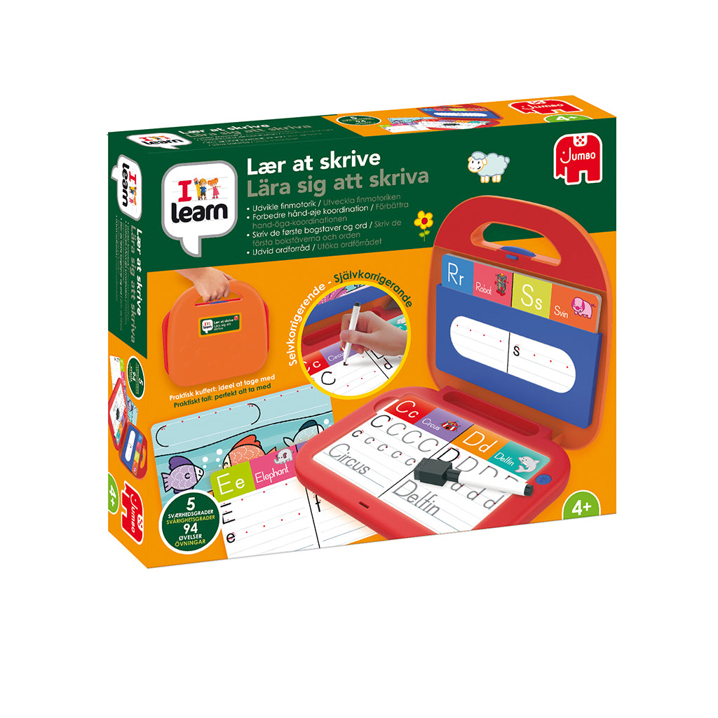 Jumbo - I learn to write, Svensk/dansk version