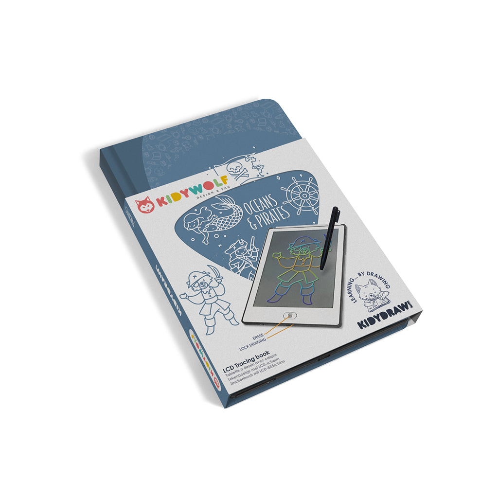 KidyDraw Mini Drawing Board, Oceans & Pirates