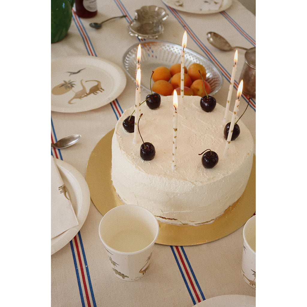 Konges Sløjd Birthday Candles, 12 pcs. – Lemon