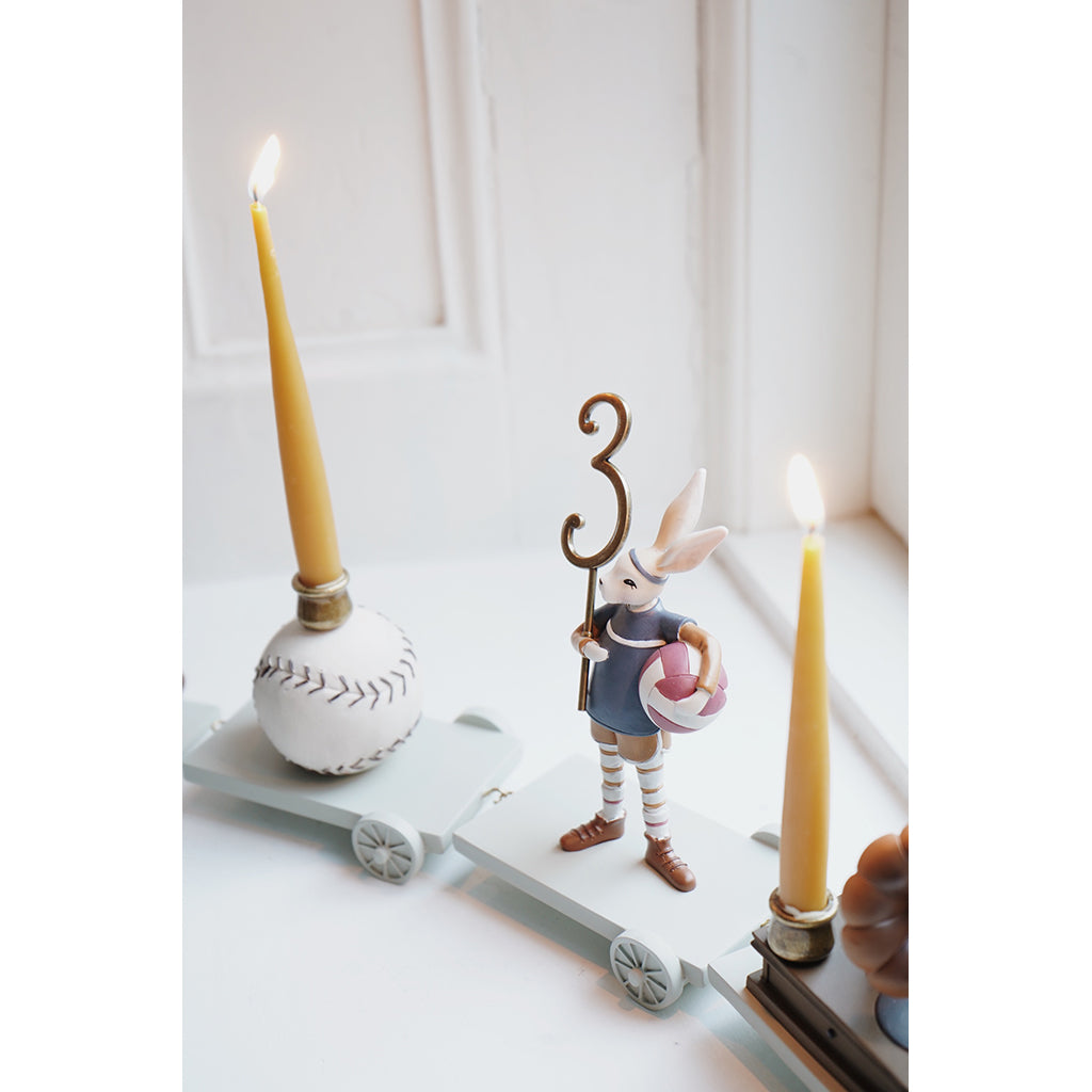 Konges Sløjd Candles for Birthday Train, Nature