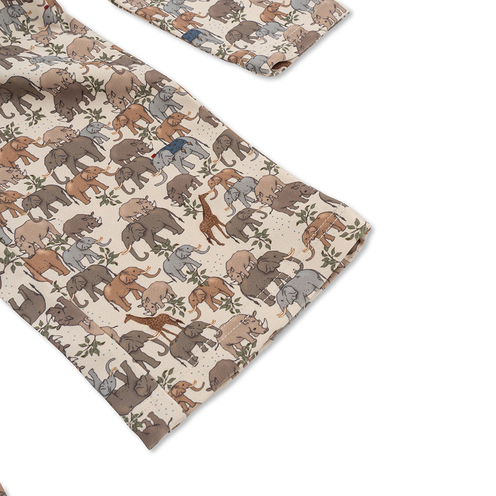 Konges Sløjd Swimsuit, Full Suit with Removable Float Blocks, Safari - Size 9 Months - 4 Years