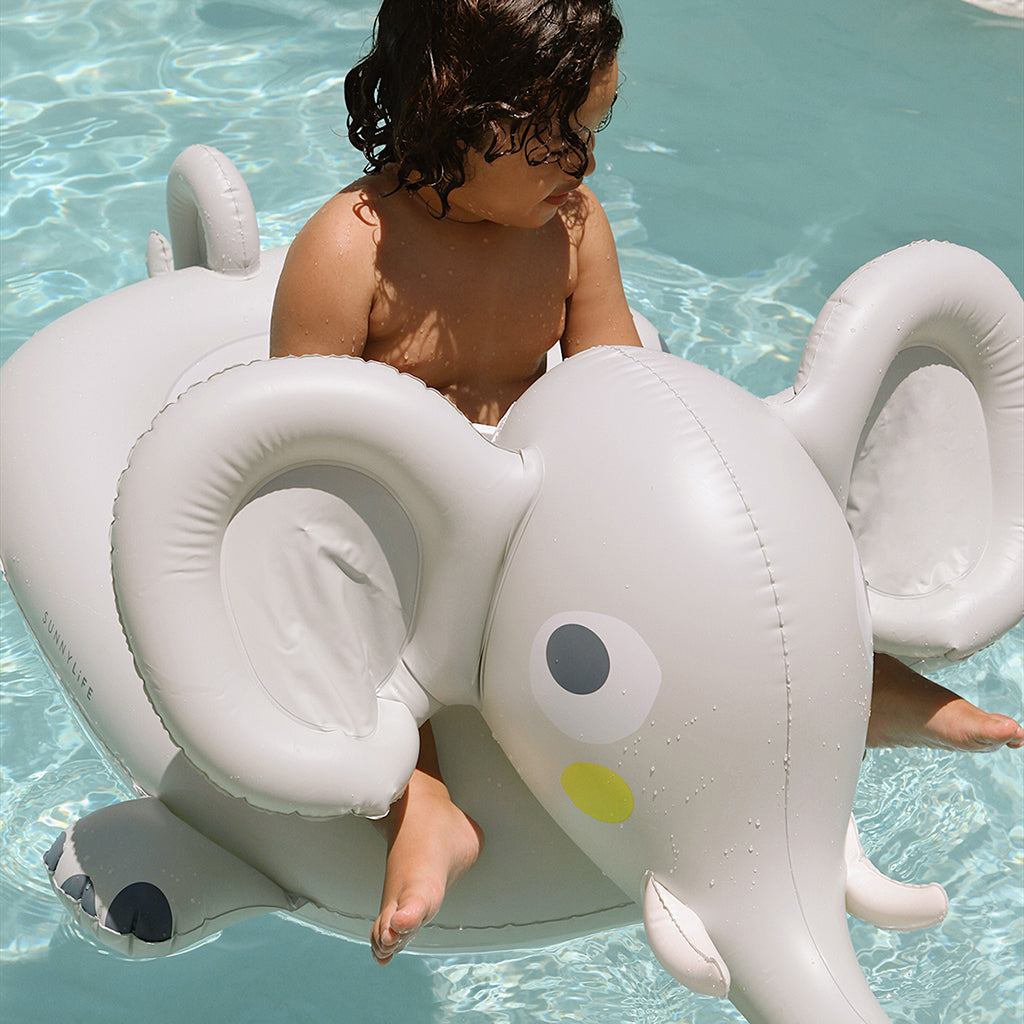 Sunnylife Kids Ride-On Pool Float, Eli the Elephant