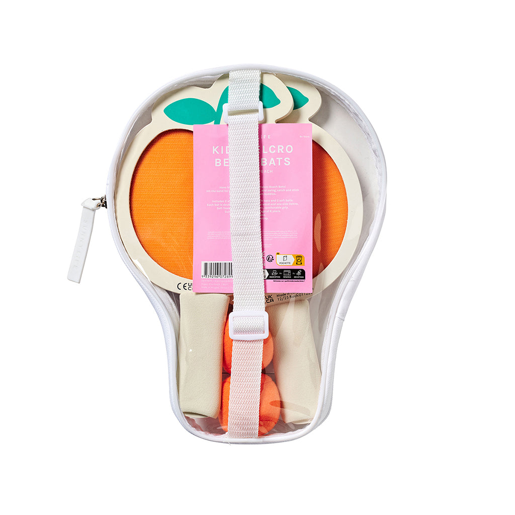 Sunnylife Kids Velcro Beach Tennis, Poppy the Peach