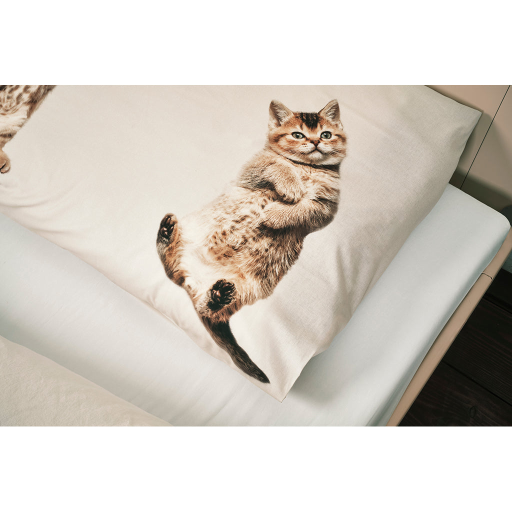 Snurk Organic Adult Bedding - Kitten Friends