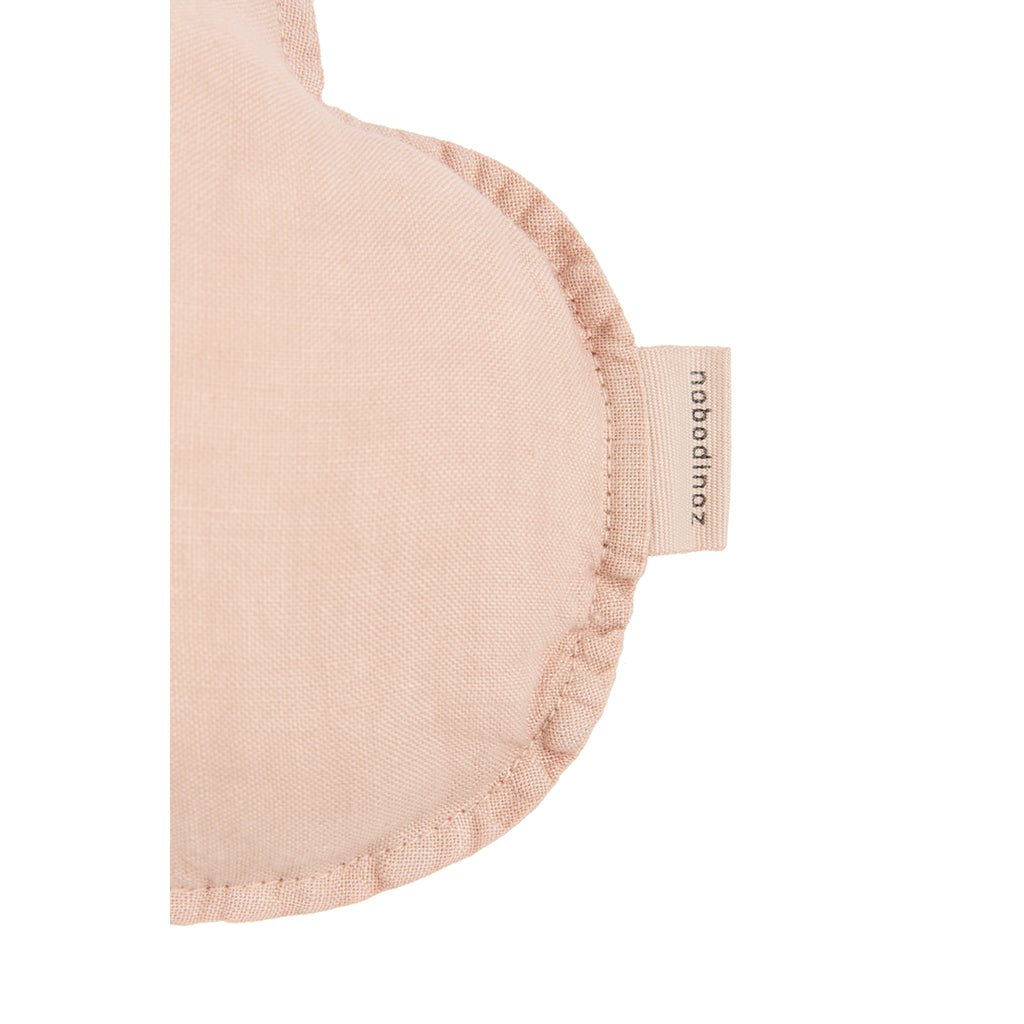 Nobodinoz Sky Pillow, Washed French Linen - Powder Pink