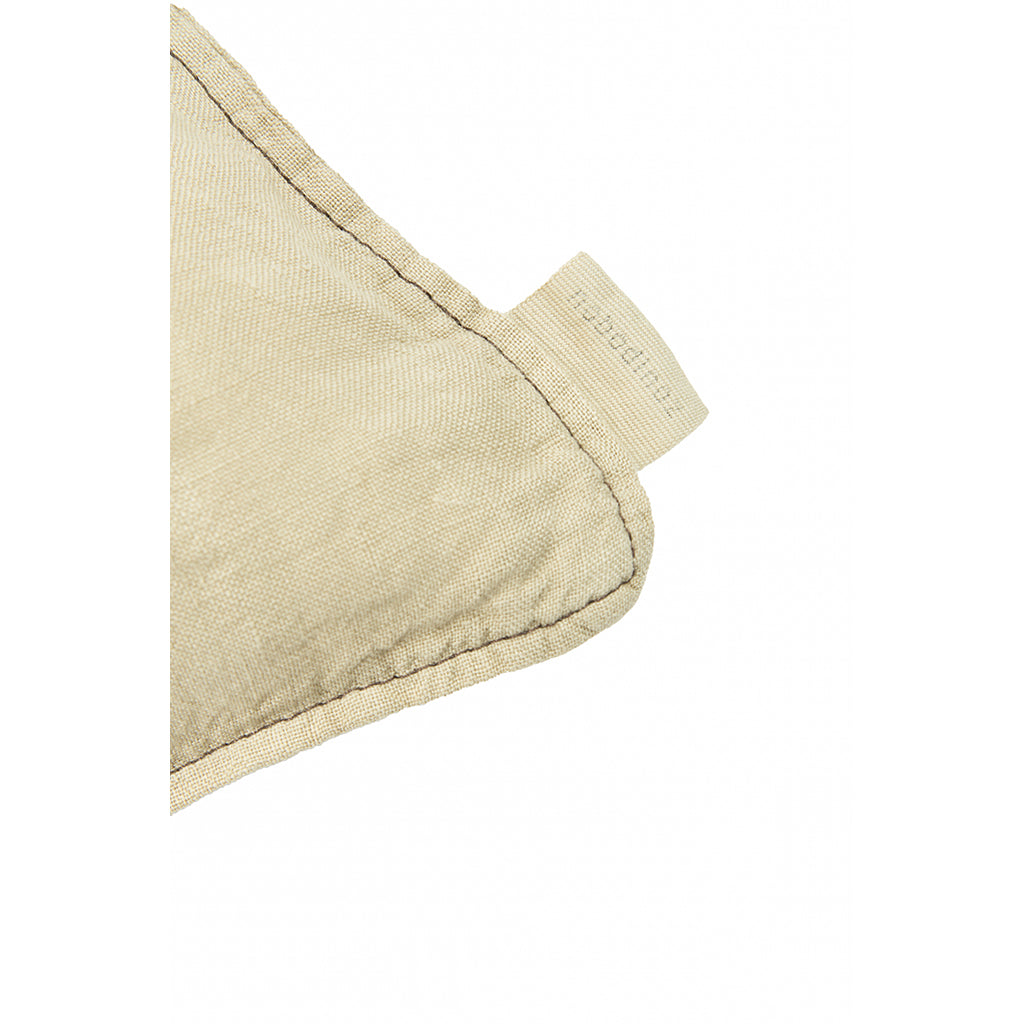 Nobodinoz Cushion, Washed French Linen, 50 x 30 cm - Green Tea