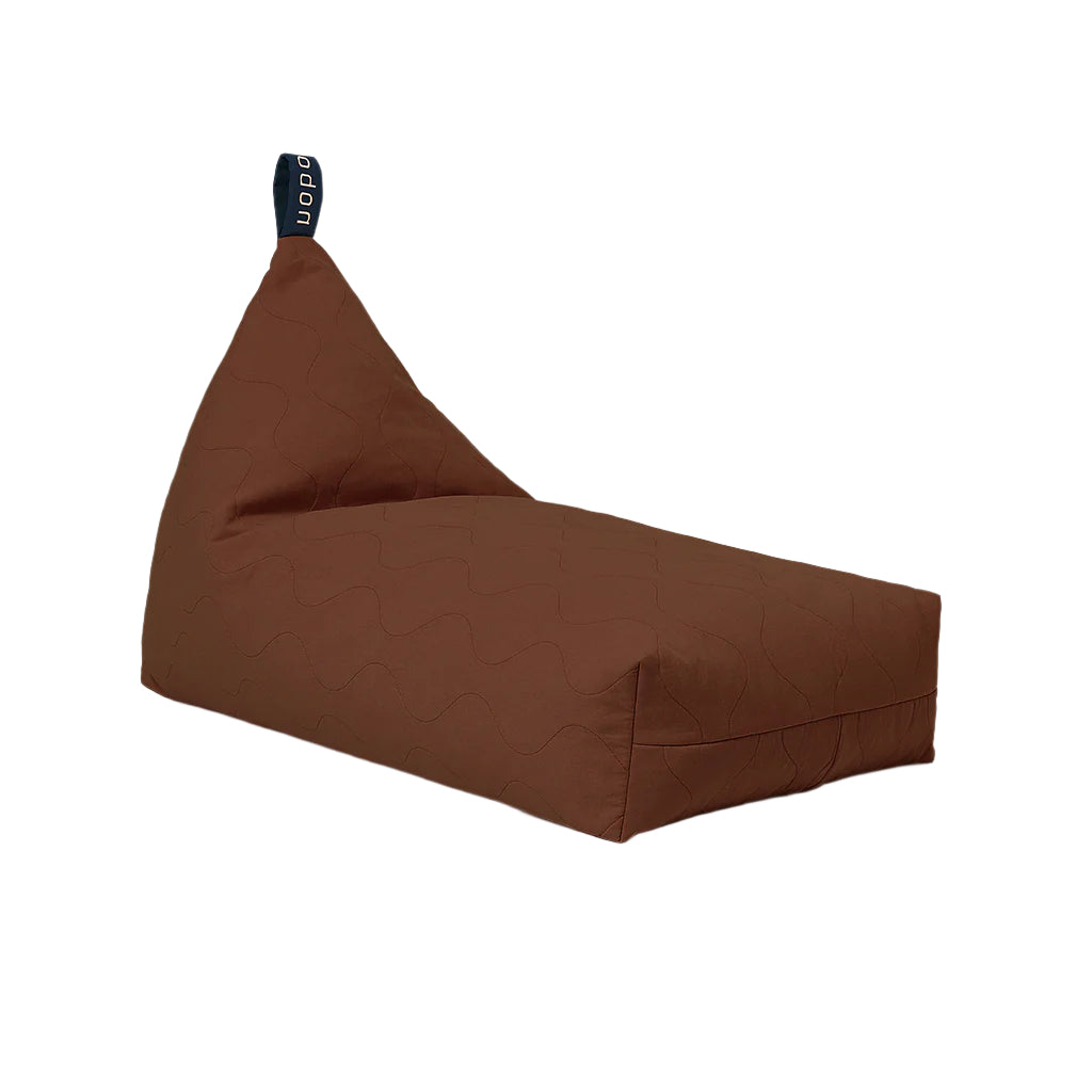Nobodinoz Quilted Long Bean Bag, L1NO - Prune