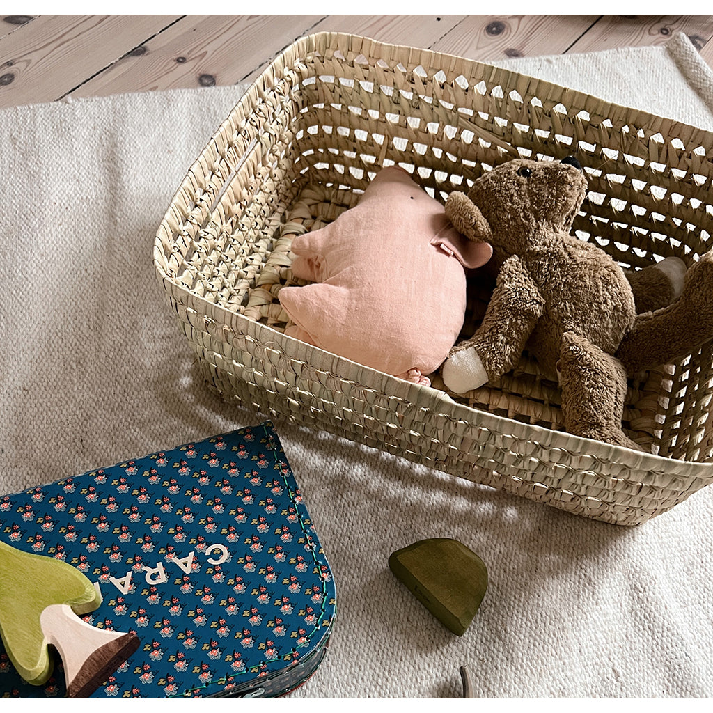 Lubilu Basket Made from Palm Leaves, L38 – 38 x 29 x 19 cm