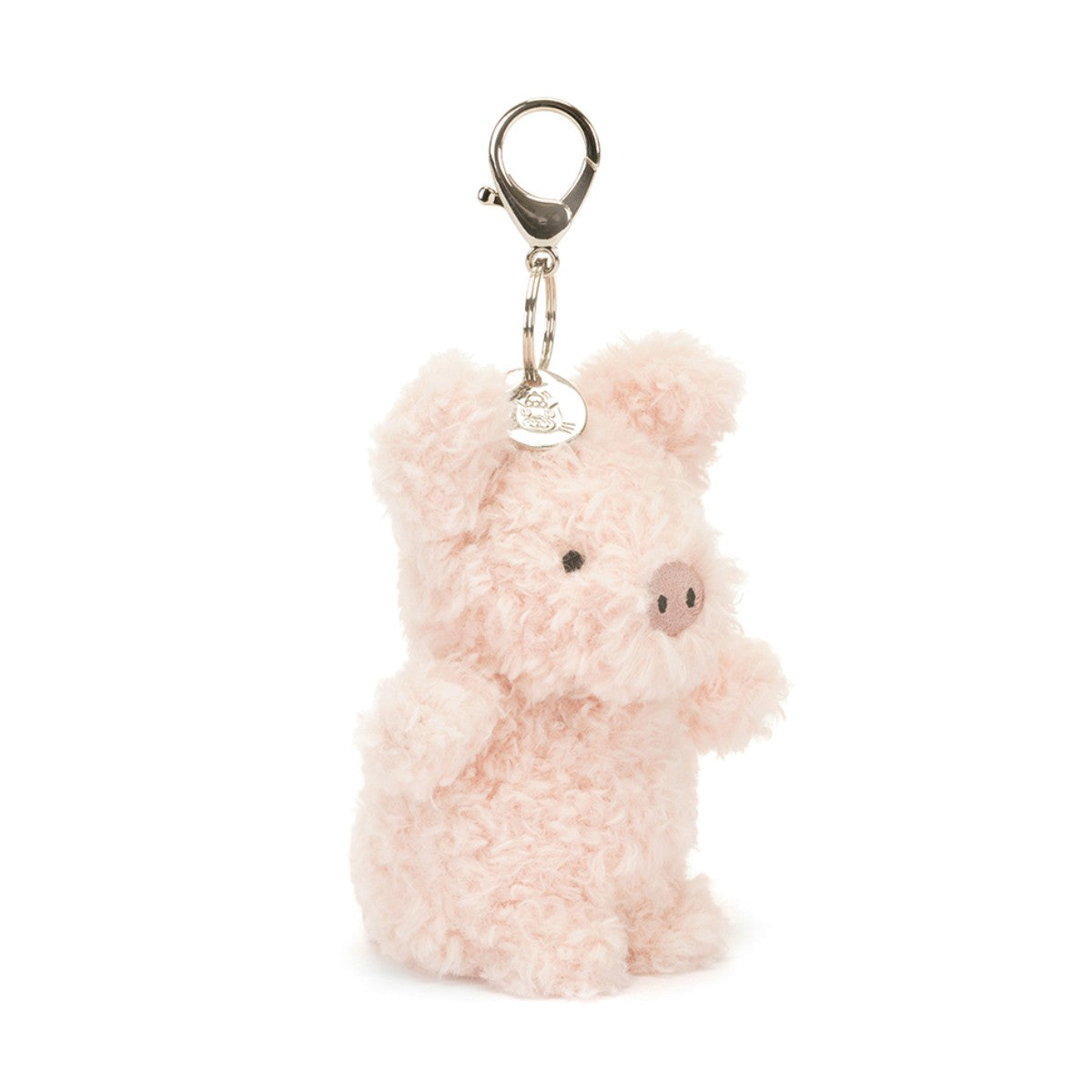 Jellycat Little Pig Bag Charm, 17 cm