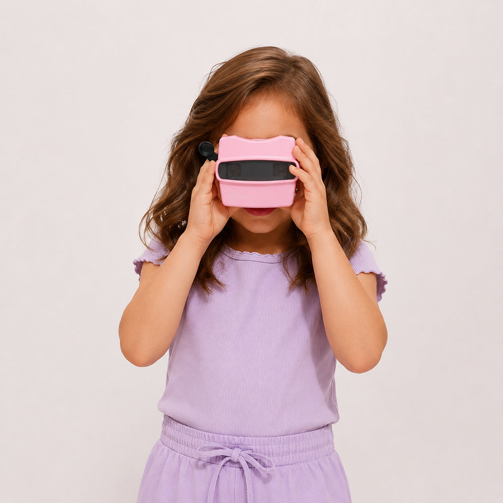 Lalarma Retro 3D Viewer, billedfremviser - Blue