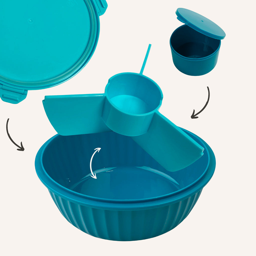 Yumbox Poke Bowl, Lagoon Blue